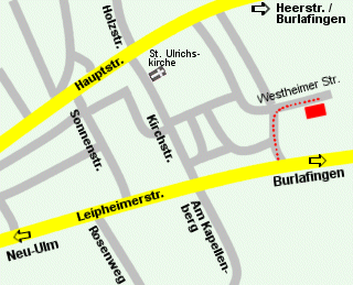 Ortsplan Pfuhl